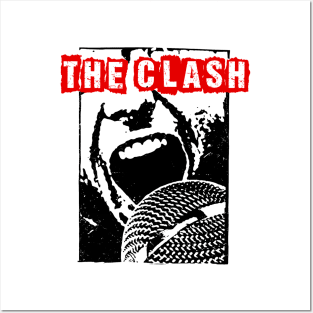 the clash scream Posters and Art